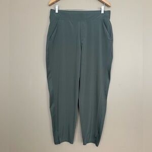 {Athleta} Brooklyn Ankle Pants Unlined in Olive Green - Womens 12